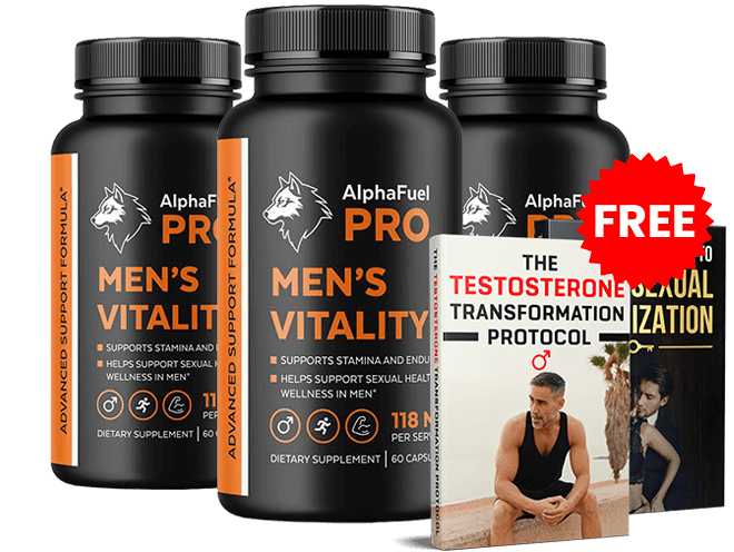 AlphaFuel Pro Natural Men's Wellness Formula — 1 Bottle / 30 Day Supply
